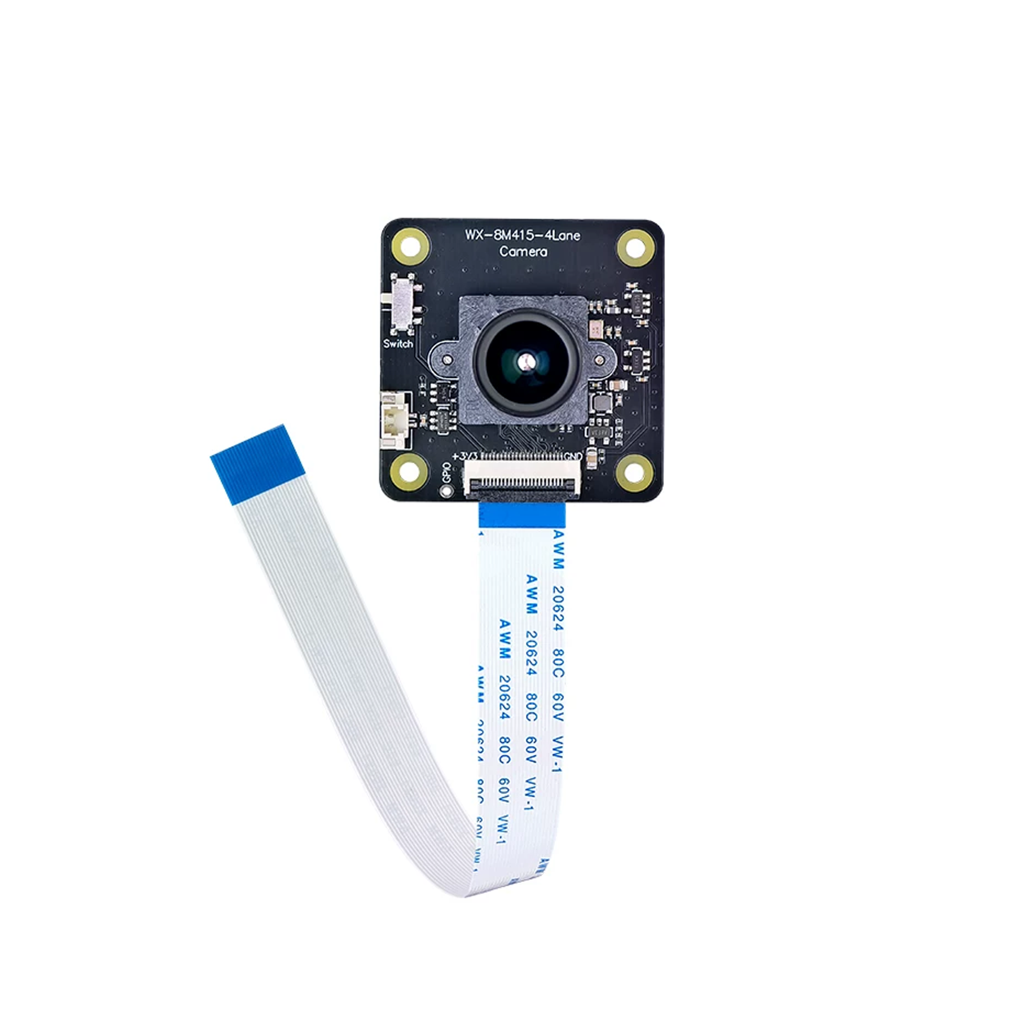 8MP Sony IMX415 Camera Module | Wide Angle 98° | Raspberry Pi & Jetson | 4K Video | IR-CUT