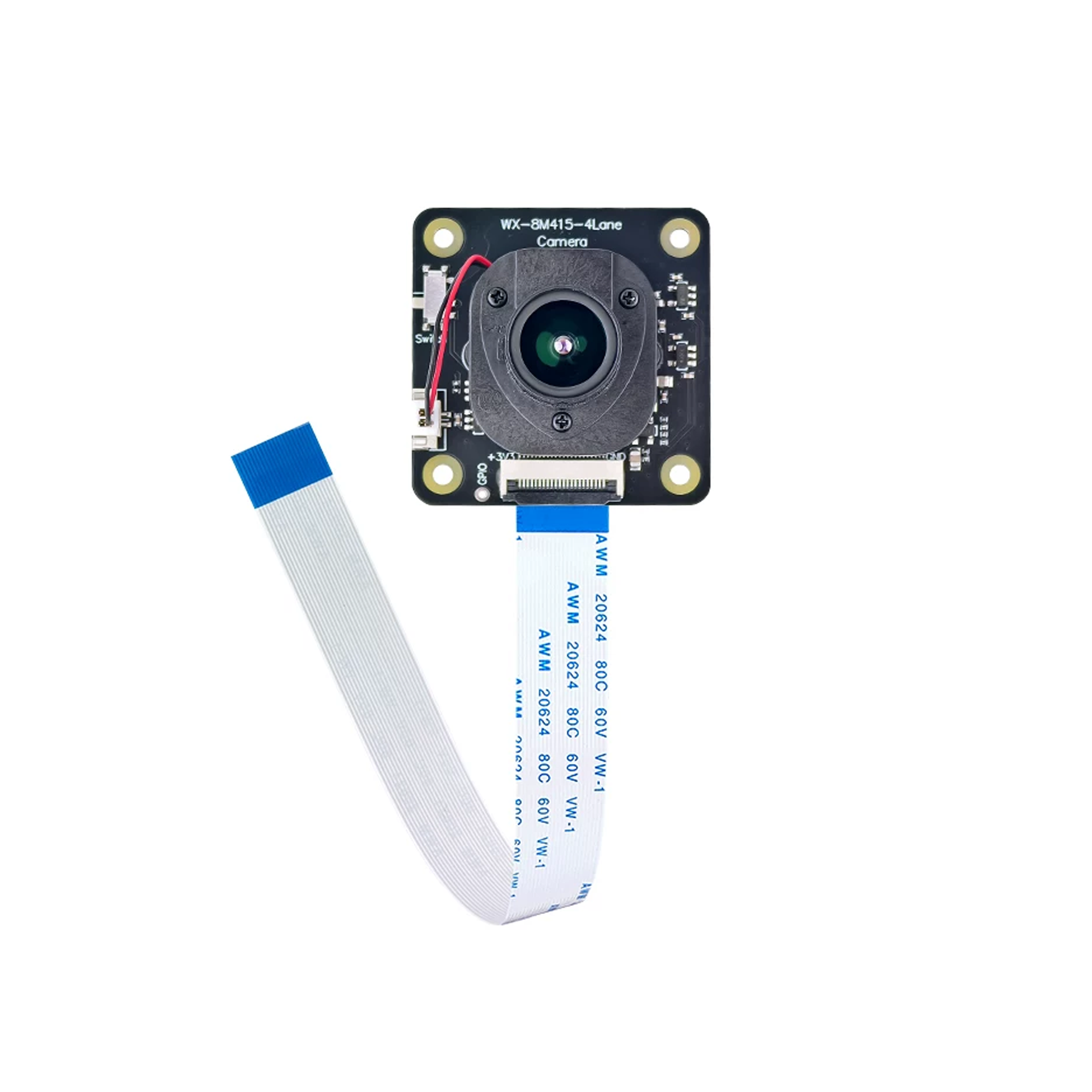 8MP Sony IMX415 Camera Module | Wide Angle 98° | Raspberry Pi & Jetson | 4K Video | IR-CUT