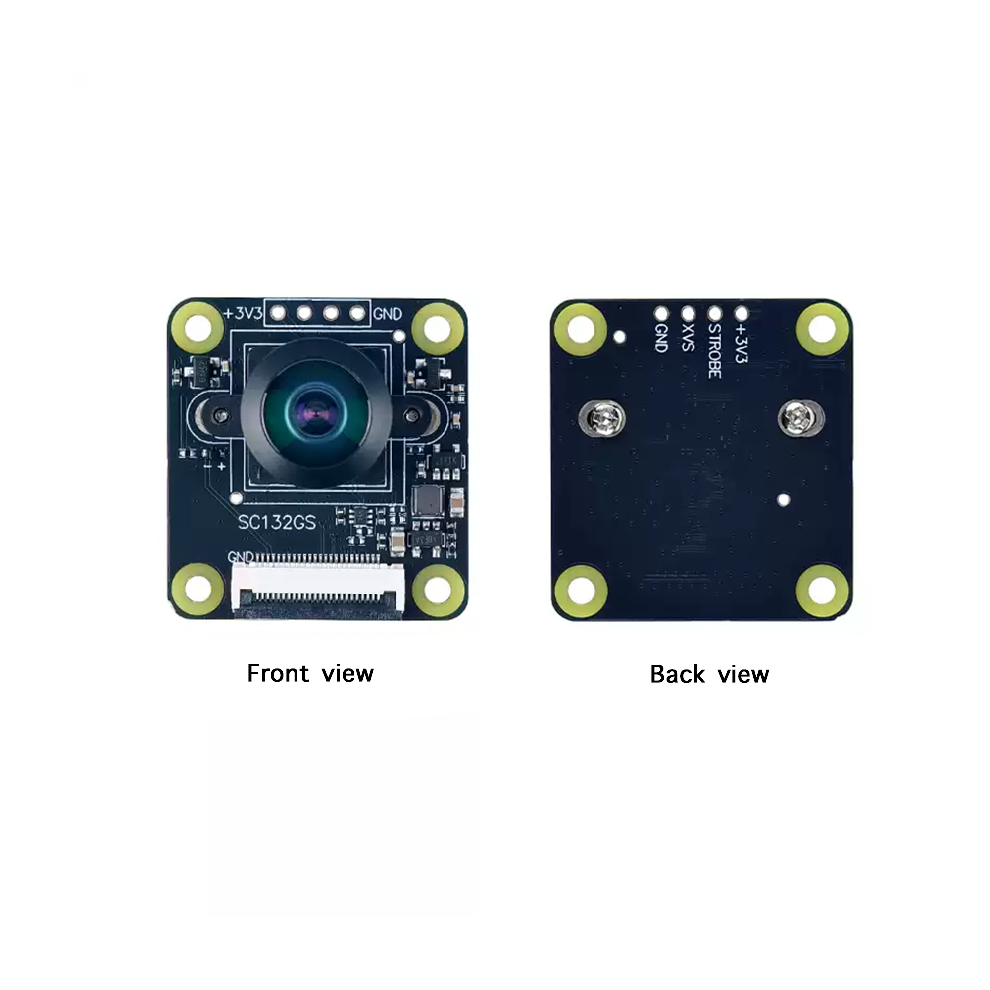 1.3MP SC132GS Global Shutter Camera | 160° Ultra-Wide | 120fps | M12 Lens | Zero Motion Blur